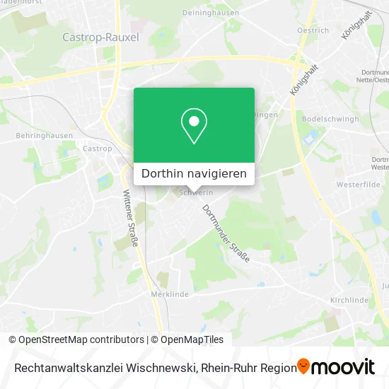 Rechtanwaltskanzlei Wischnewski Karte