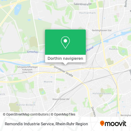 Remondis Industrie Service Karte