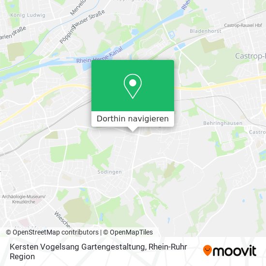 Kersten Vogelsang Gartengestaltung Karte