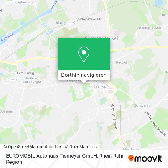 EUROMOBIL Autohaus Tiemeyer GmbH Karte