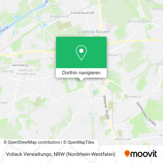 Vollack Verwaltungs Karte