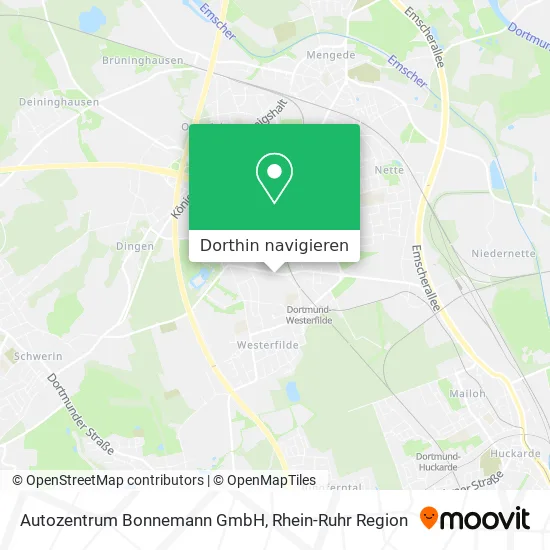 Autozentrum Bonnemann GmbH Karte