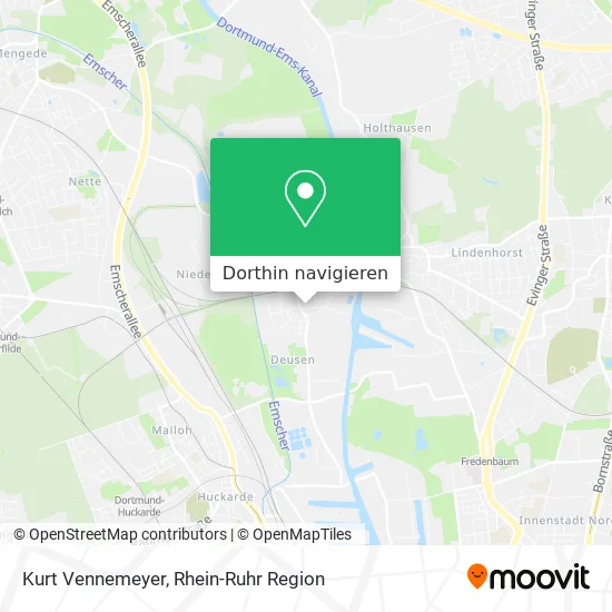 Kurt Vennemeyer Karte