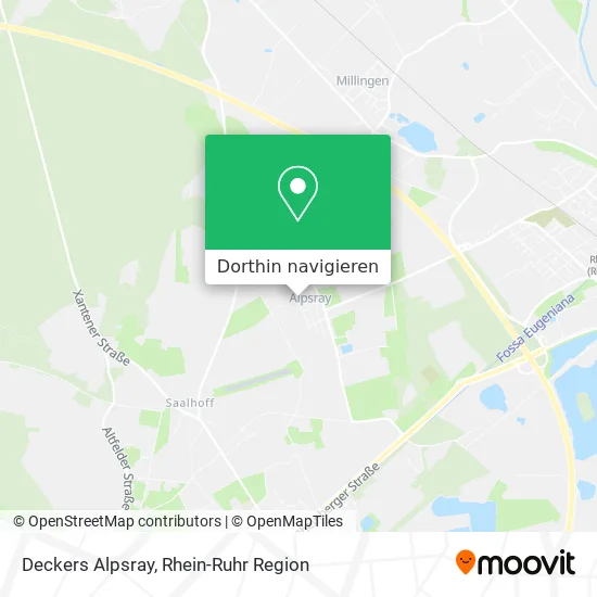 Deckers Alpsray Karte