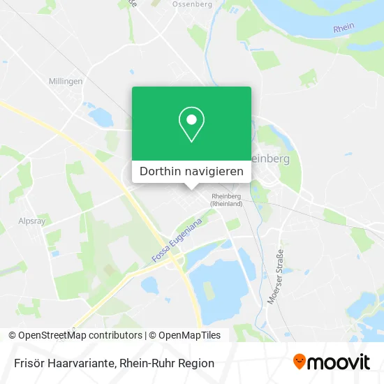 Frisör Haarvariante Karte