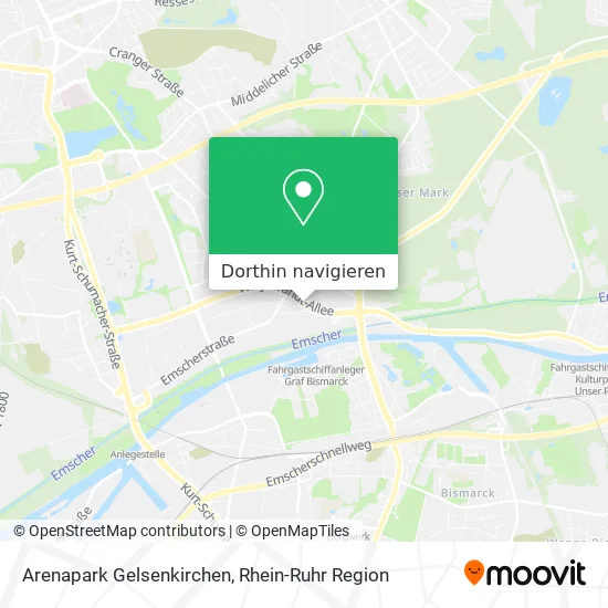 Arenapark Gelsenkirchen Karte