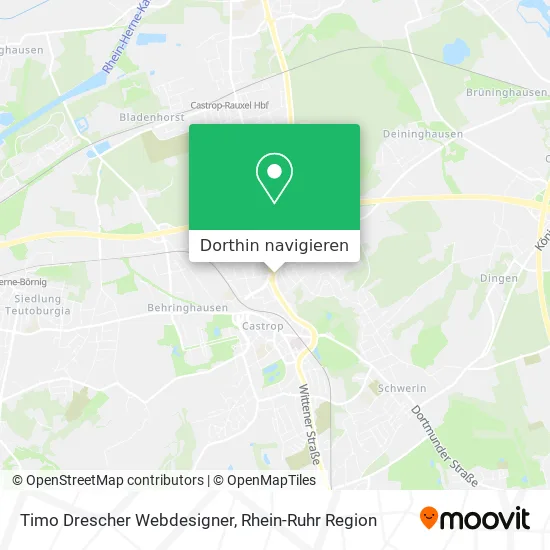 Timo Drescher Webdesigner Karte