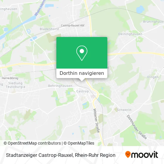 Stadtanzeiger Castrop-Rauxel Karte