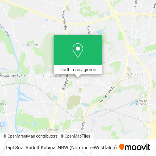 Dipl.Soz. Rudolf Kubina Karte