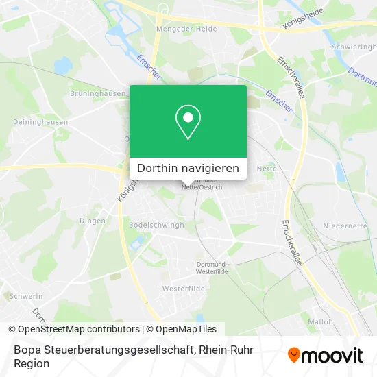 Bopa Steuerberatungsgesellschaft Karte