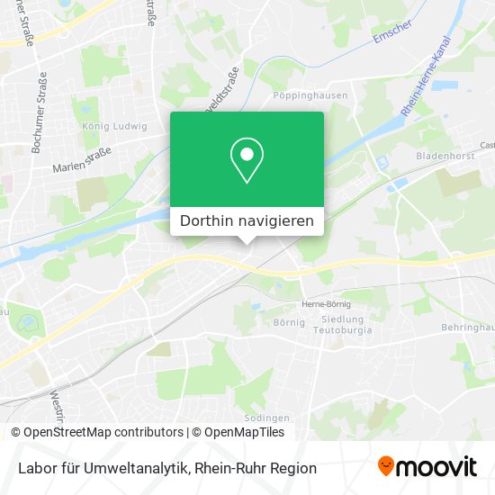 Labor für Umweltanalytik Karte