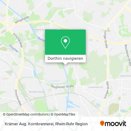Krämer Aug. Kornbrennerei Karte