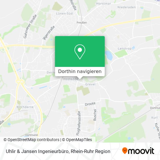 Uhlir & Jansen Ingenieurbüro Karte