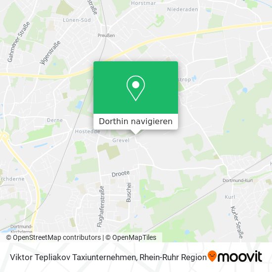 Viktor Tepliakov Taxiunternehmen Karte