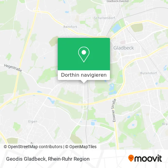Geodis Gladbeck Karte