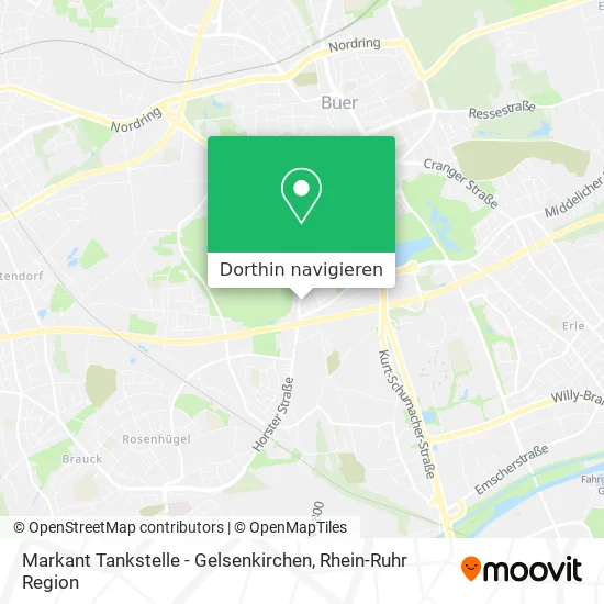 Markant Tankstelle - Gelsenkirchen Karte