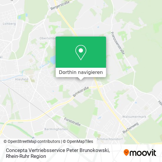 Concepta Vertriebsservice Peter Brunokowski Karte