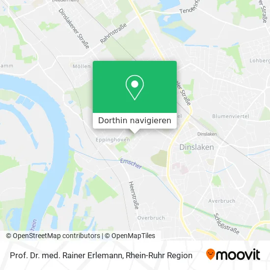 Prof. Dr. med. Rainer Erlemann Karte