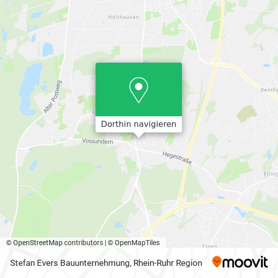 Stefan Evers Bauunternehmung Karte