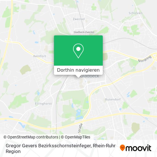 Gregor Gevers Bezirksschornsteinfeger Karte