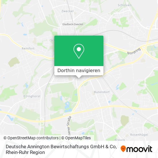Deutsche Annington Bewirtschaftungs GmbH & Co Karte