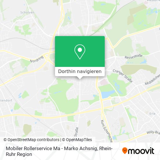 Mobiler Rollerservice Ma - Marko Achsnig Karte