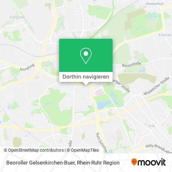 Beoroller Gelsenkirchen-Buer Karte
