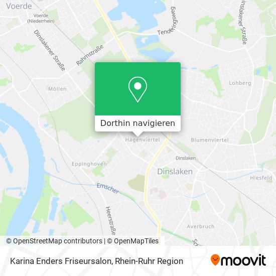 Karina Enders Friseursalon Karte