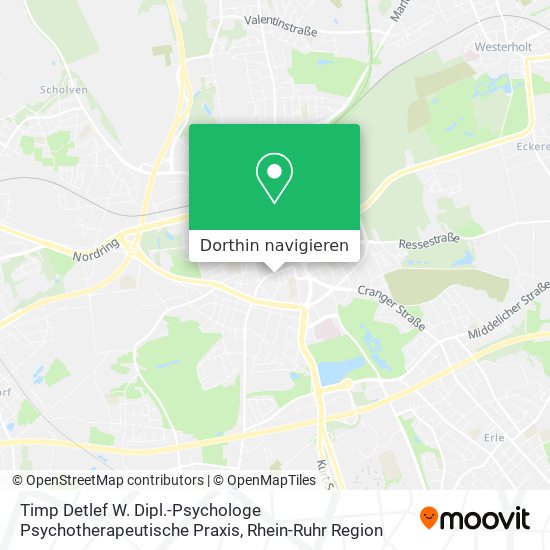 Timp Detlef W. Dipl.-Psychologe Psychotherapeutische Praxis Karte