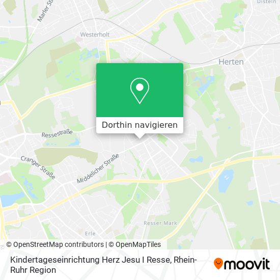 Kindertageseinrichtung Herz Jesu I Resse Karte