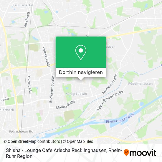 Shisha - Lounge Cafe Arischa Recklinghausen Karte