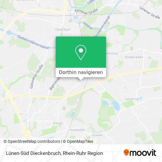 Lünen-Süd Dieckenbruch Karte
