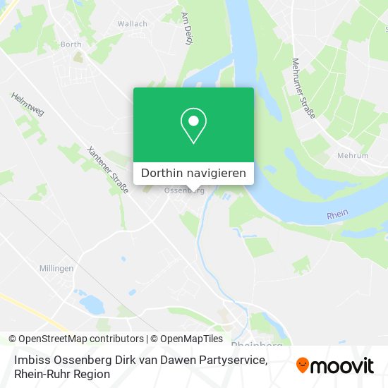 Imbiss Ossenberg Dirk van Dawen Partyservice Karte