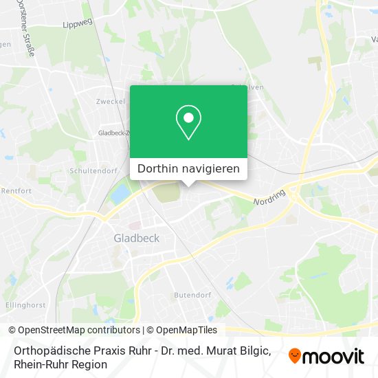 Orthopädische Praxis Ruhr - Dr. med. Murat Bilgic Karte