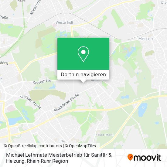 Michael Lethmate Meisterbetrieb für Sanitär & Heizung Karte