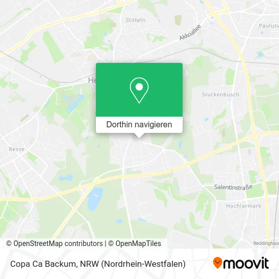 Copa Ca Backum Karte