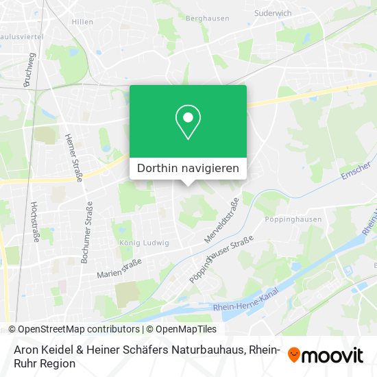 Aron Keidel & Heiner Schäfers Naturbauhaus Karte