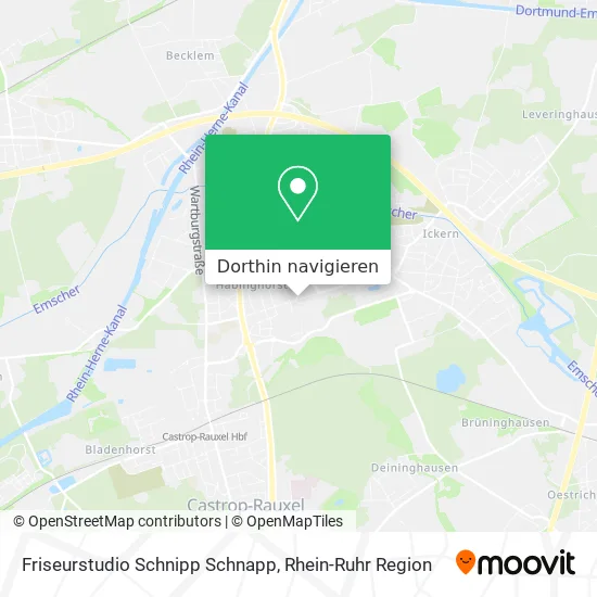 Friseurstudio Schnipp Schnapp Karte