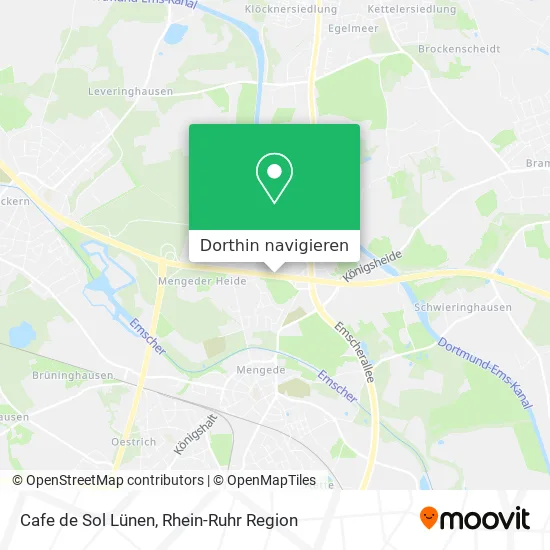 Cafe de Sol Lünen Karte