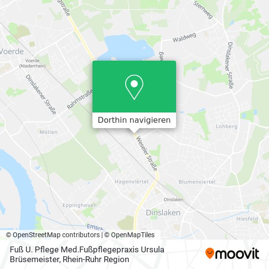 Fuß U. Pflege Med.Fußpflegepraxis Ursula Brüsemeister Karte