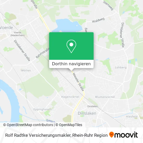 Rolf Radtke Versicherungsmakler Karte