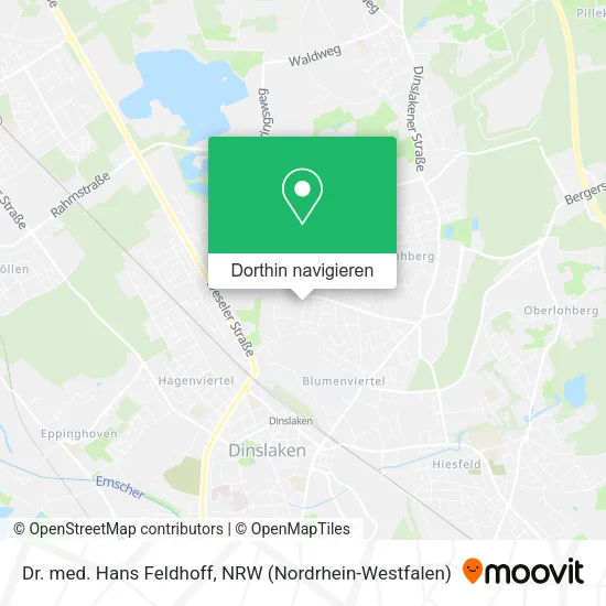 Dr. med. Hans Feldhoff Karte