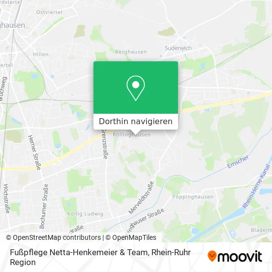 Fußpflege Netta-Henkemeier & Team Karte