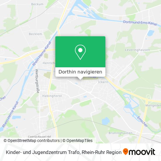 Kinder- und Jugendzentrum Trafo Karte