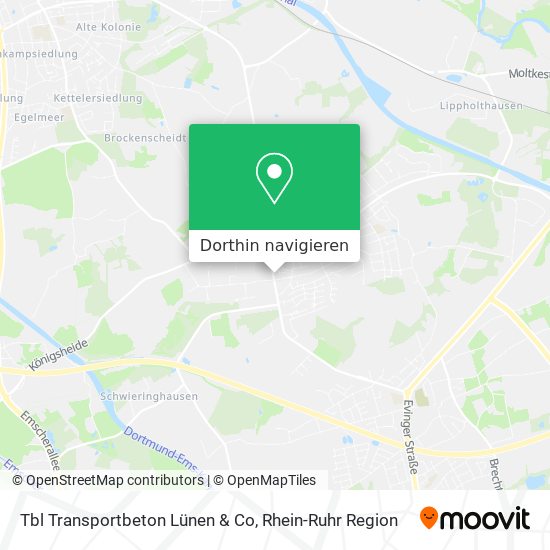 Tbl Transportbeton Lünen & Co Karte