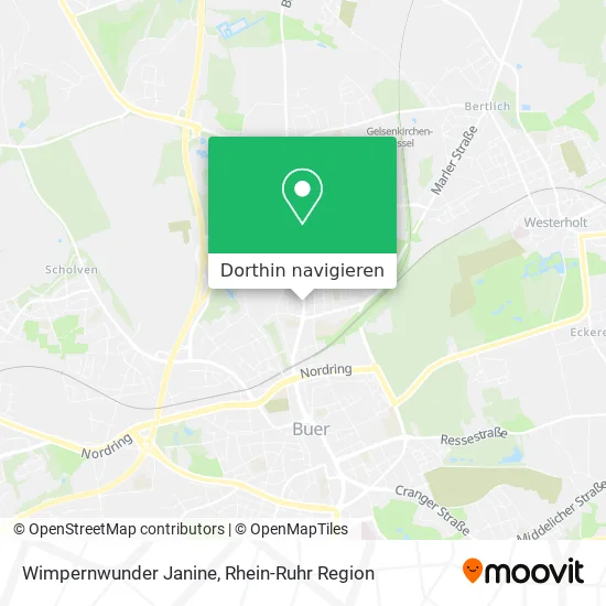 Wimpernwunder Janine Karte