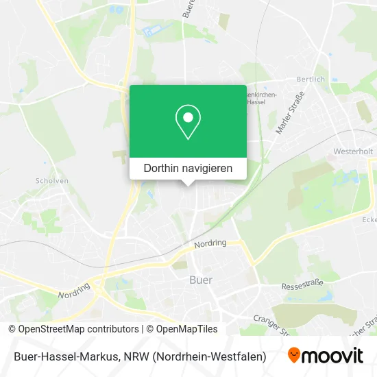 Buer-Hassel-Markus Karte