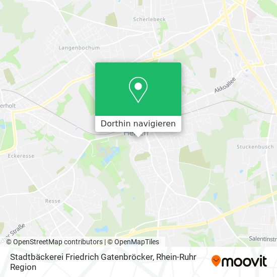 Stadtbäckerei Friedrich Gatenbröcker Karte