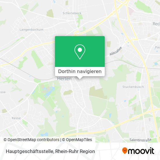 Hauptgeschäftsstelle Karte
