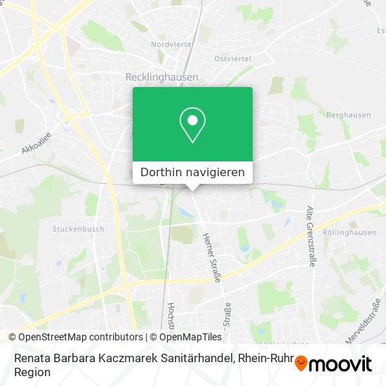 Renata Barbara Kaczmarek Sanitärhandel Karte